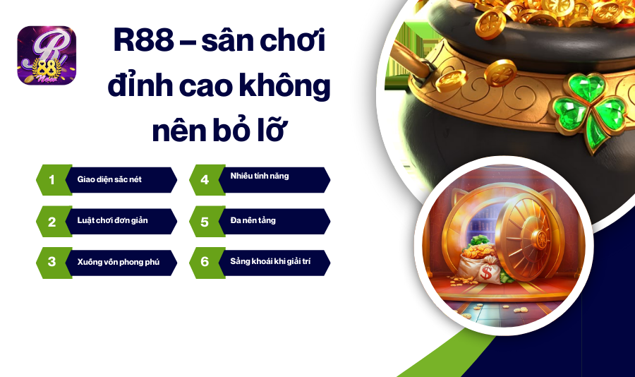 R88 – sân chơi đỉnh cao không nên bỏ lỡ